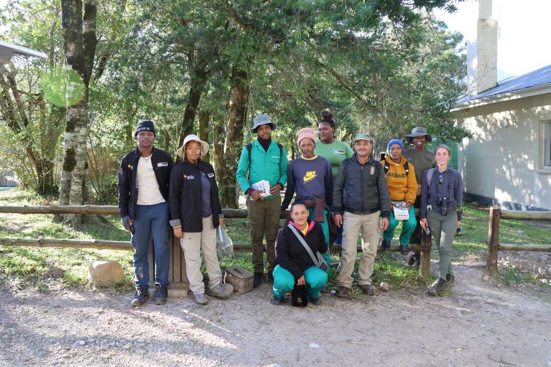  SANBI and GVB members after the day's hard work of collecting specimens and sharing knowledge